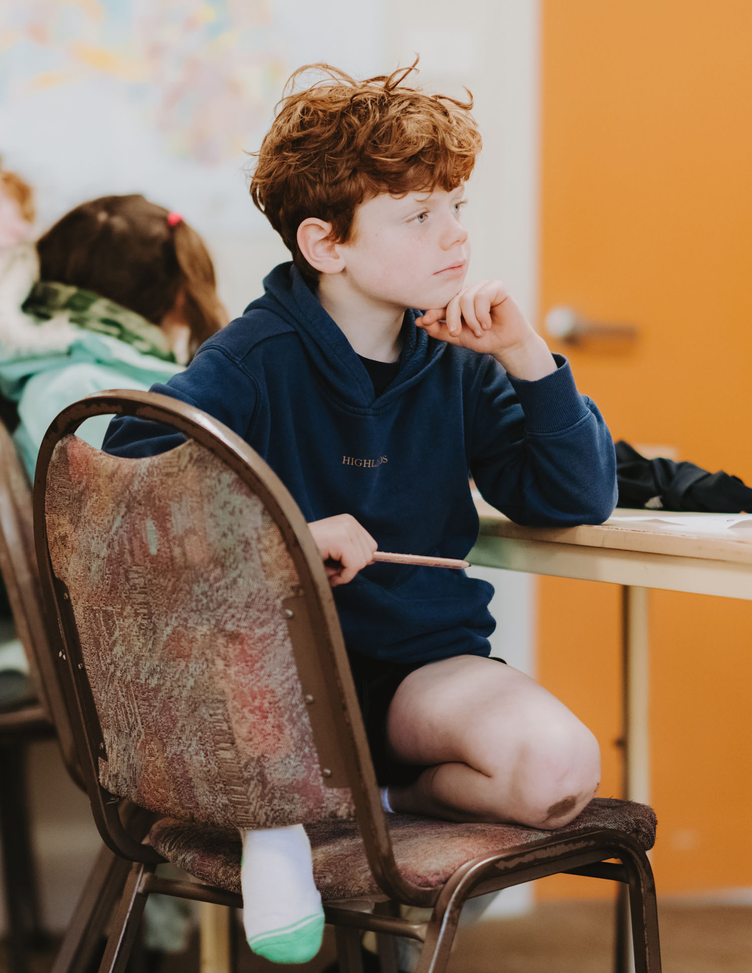 Literacy Student in a Candlebark Classroom